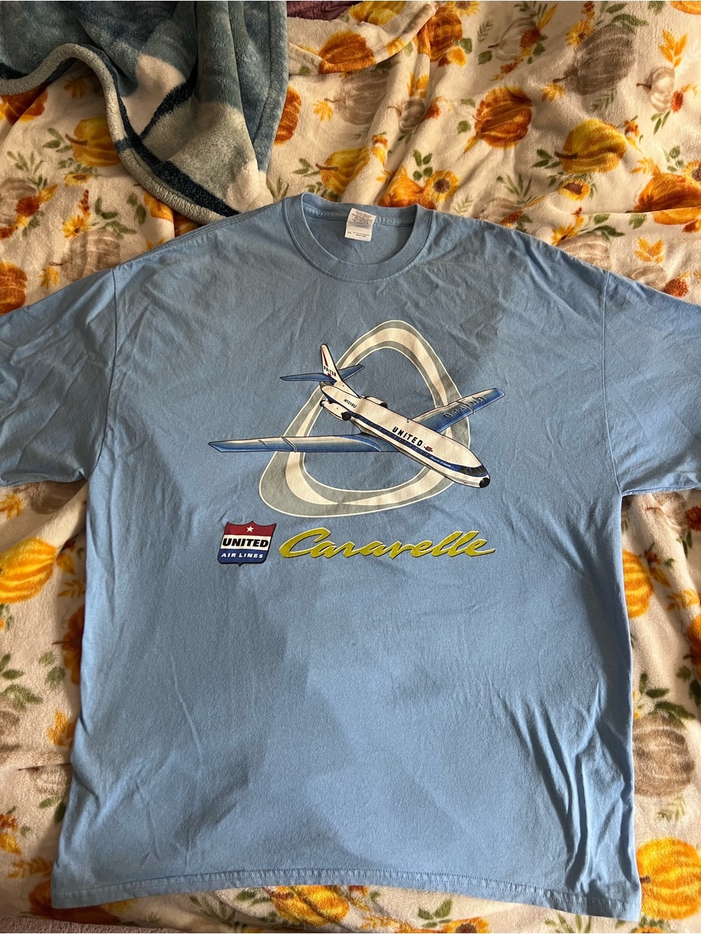Gildan Light Blue Canarelle Graphic Short Sleeve Tee
